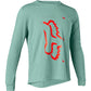 Fox Ranger Youth Dri-Release Long Sleeve Jersey - Youth M - Eucalyptus