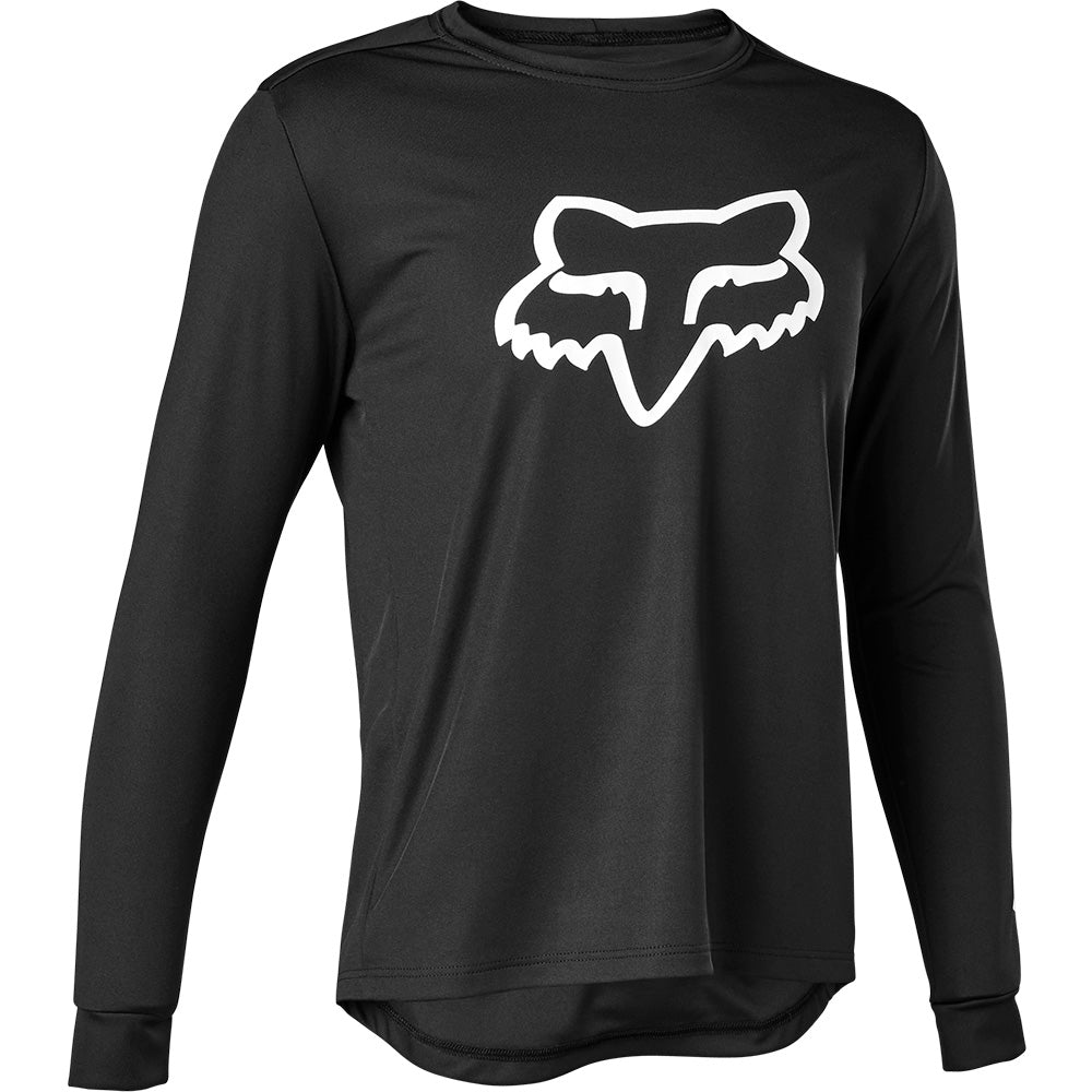 Fox Ranger Youth Long Sleeve Jersey - Youth L - Black - White