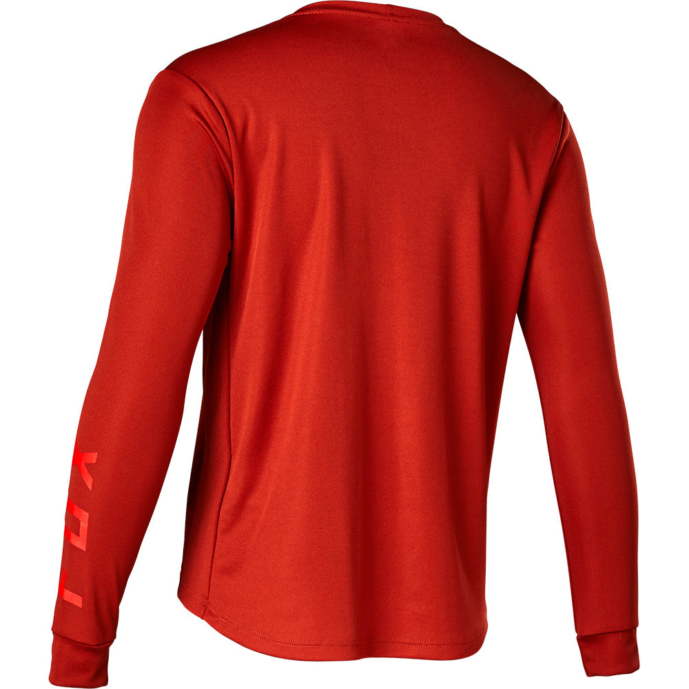 Fox Ranger Youth Long Sleeve Jersey - Youth L - Red Clay