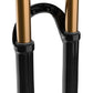 Fox Shox 34 Float Factory Kashima Fork - Shiny Black - 15x110mm Boost - QR Lever - 44mm - 130mm - Grip 2 HSC/LSC HSR/LSR - 2022 - Tapered 1 1-8-1.5 Inch - 29 Inch
