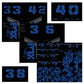 Fox Shox Custom Fork And Shock Decal Kit - Blue