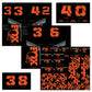 Fox Shox Custom Fork And Shock Decal Kit - Factory Orange