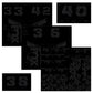 Fox Shox Custom Fork And Shock Decal Kit - Stealth Black