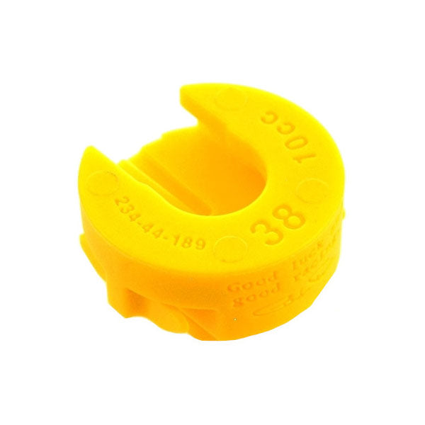 Fox Shox Float Fork Air Volume Reduction Spacer - Yellow - 38mm Float NA2