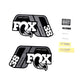 Fox Shox Fox 38 Decal Kit - Grey - Performance