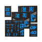 Fox Shox Heritage Fork And Shock Decal Kit - Blue - 2022
