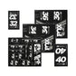 Fox Shox Heritage Fork And Shock Decal Kit - White - 2022