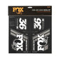 Fox Shox Heritage Fork And Shock Decal Kit - White - 2022