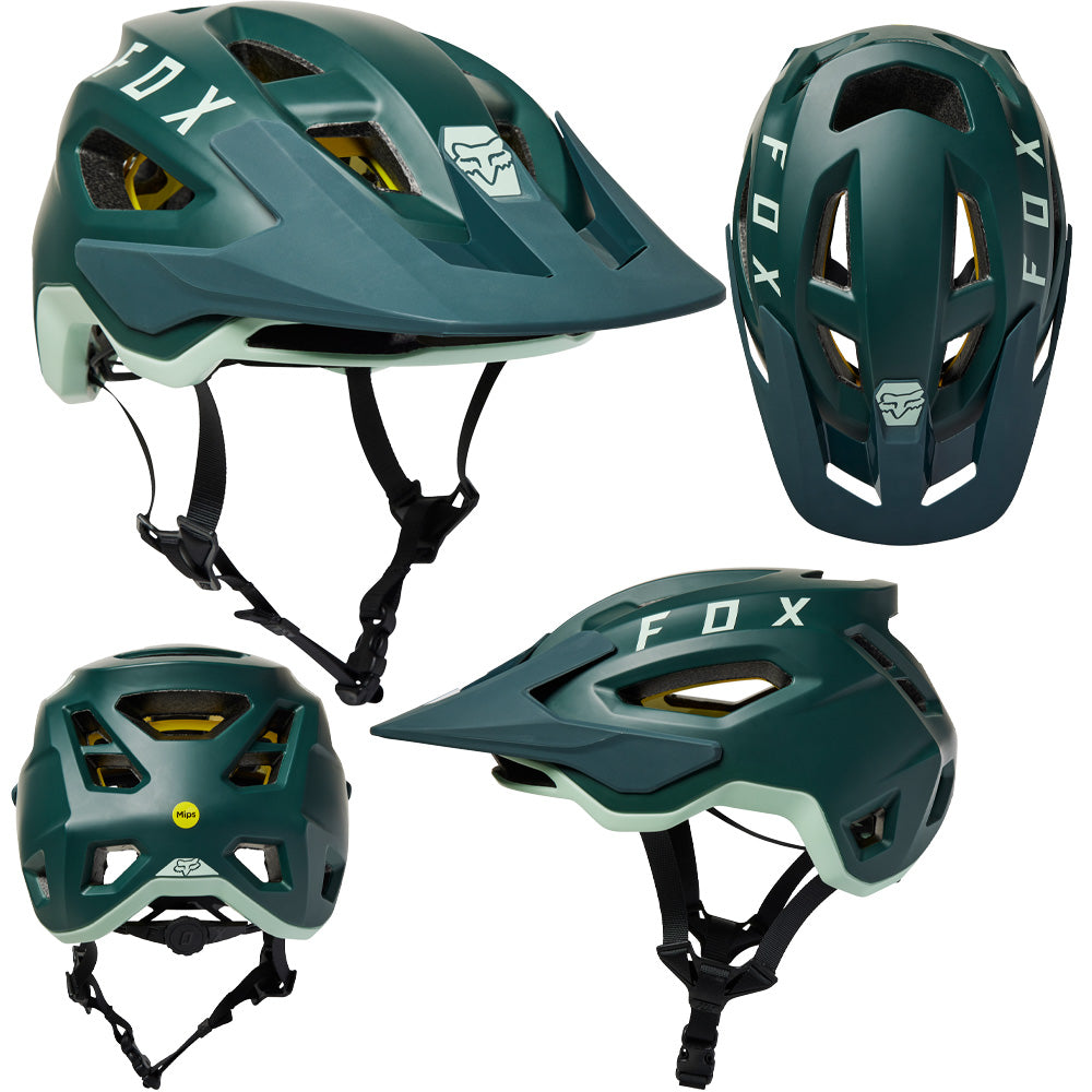 Fox Speedframe MIPS Helmet - L - Emerald