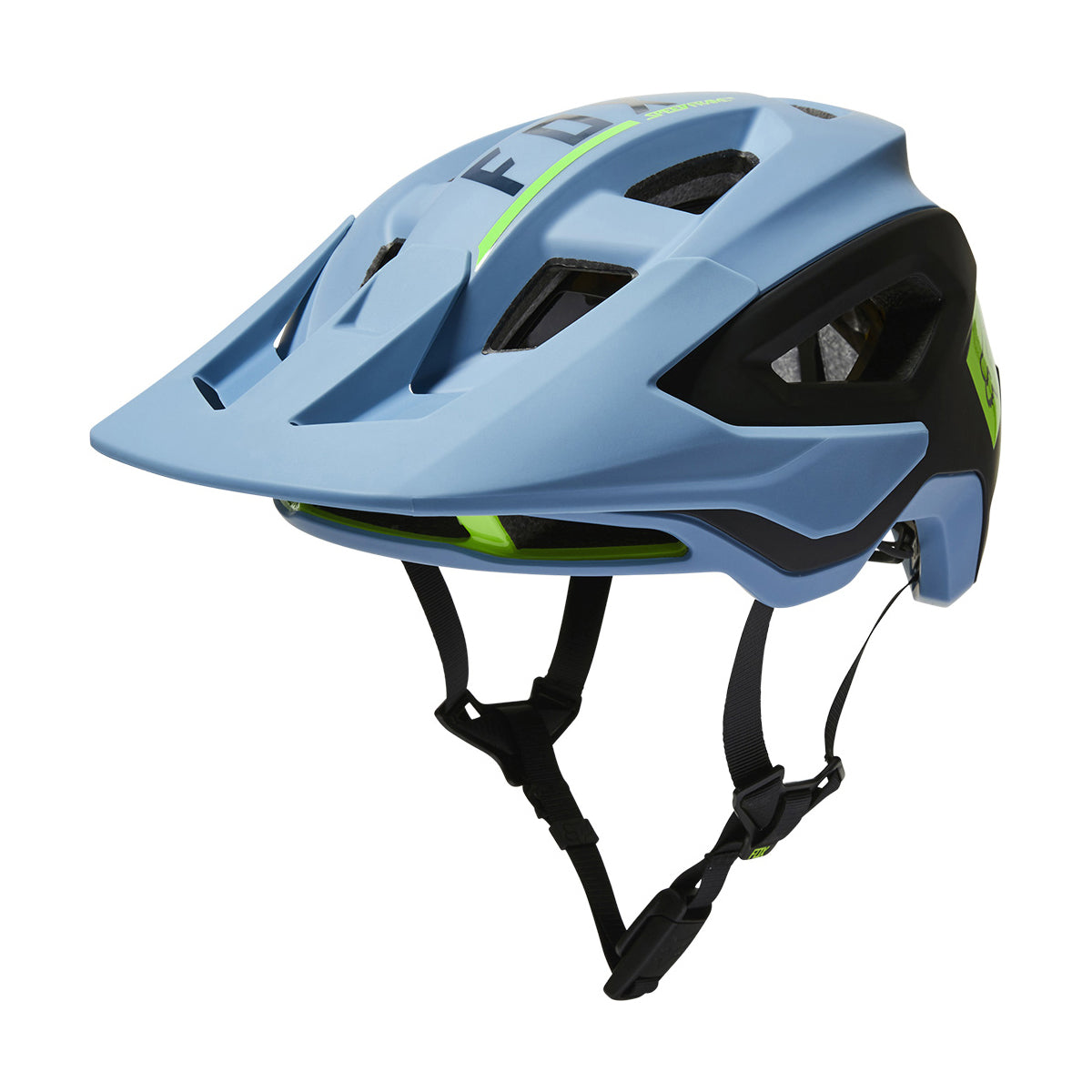 Fox Speedframe Pro MIPS Helmet - M - Blocked Dusty Blue - AS-NZSÂ 2063-2008 Standard