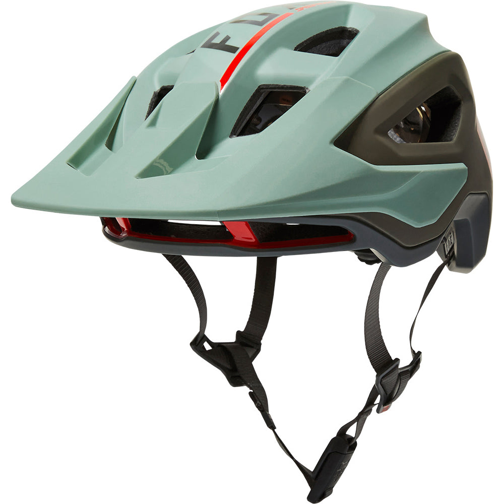 Fox Speedframe Pro MIPS Helmet - L - Blocked Eucalyptus - AS-NZSÂ 2063-2008 Standard