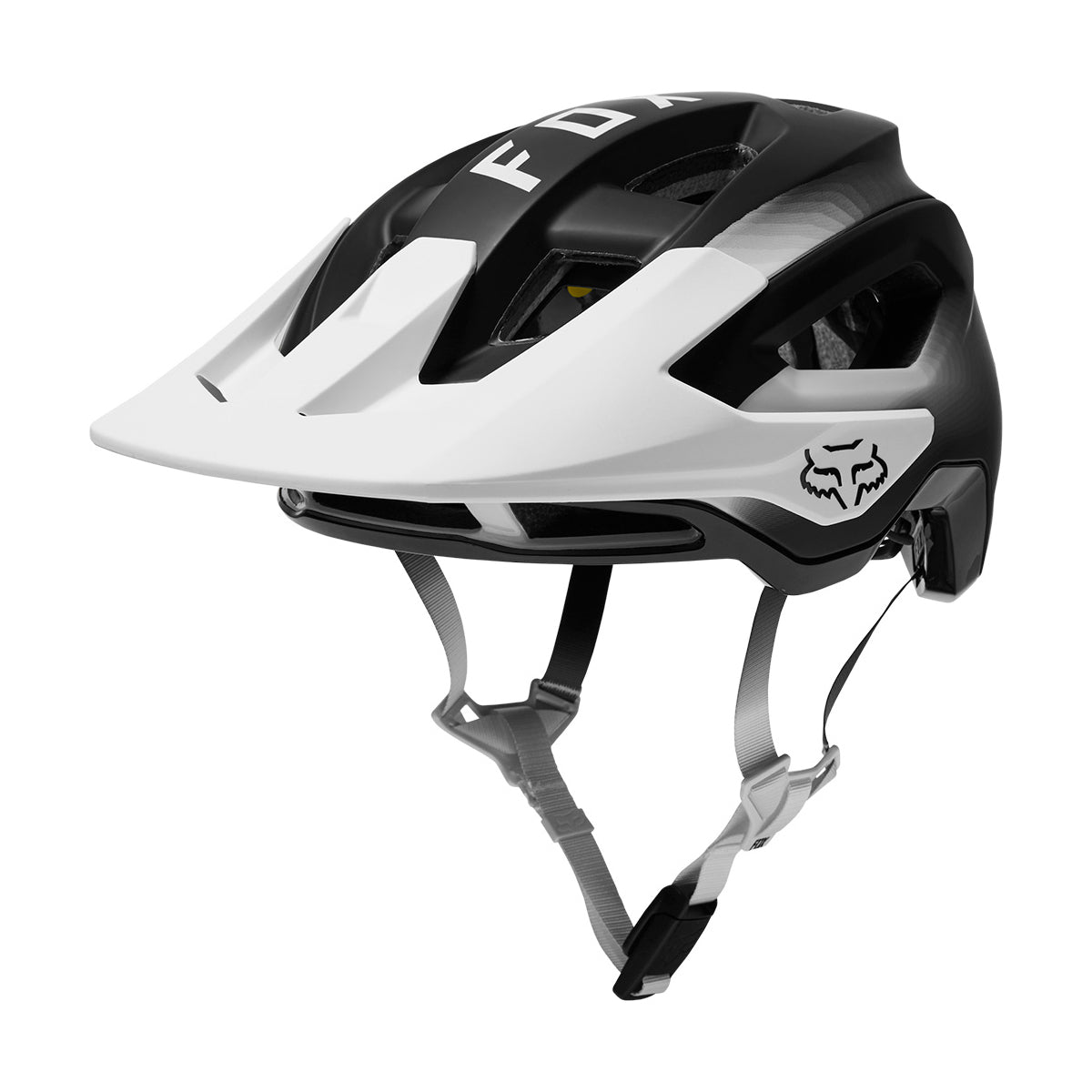 Fox Speedframe Pro MIPS Helmet - S - Fade Black - AS-NZS 2063-2008 Standard