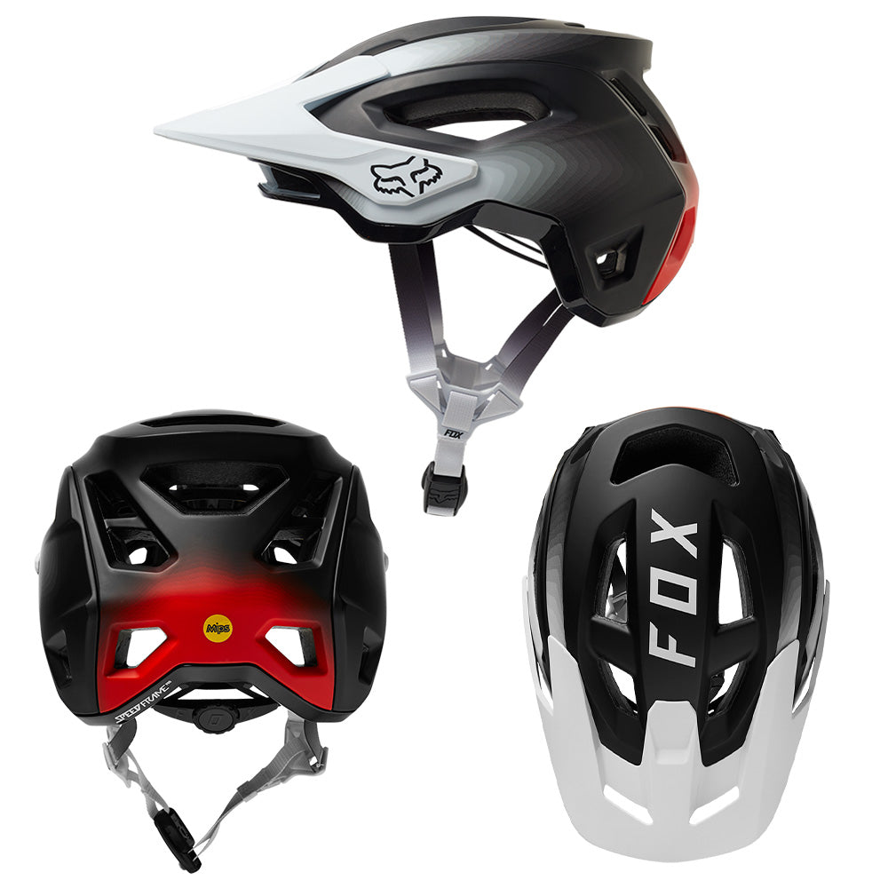 Fox Speedframe Pro MIPS Helmet - L - Fade Black - AS-NZSÂ 2063-2008 Standard