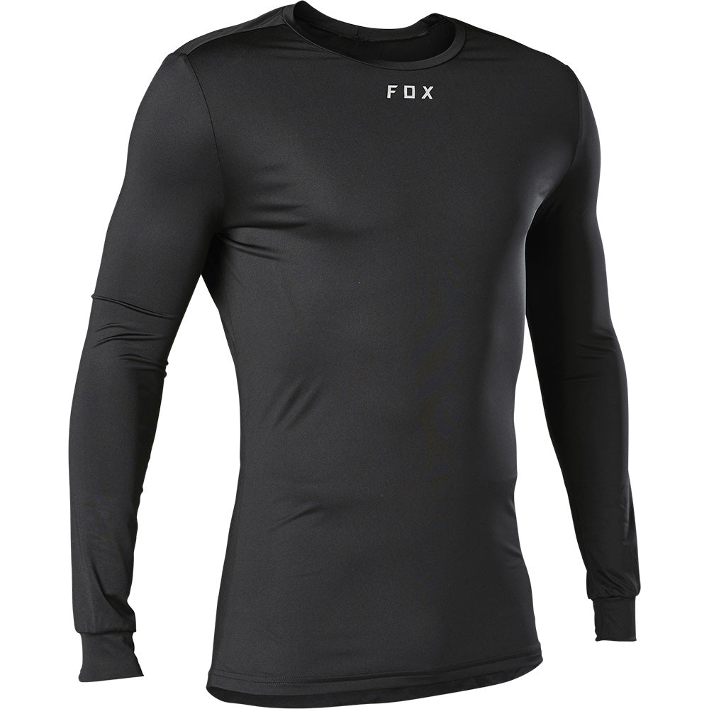 Fox Tecbase Long Sleeve Base Layer - XL - Black