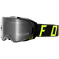 Fox Vue Goggles - One Size Fits Most - Psycosis Black - White - Spark Silver Mirror Lens