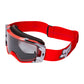 Fox Vue Goggles - Stray Fluorescent Red - Dark Grey Lens