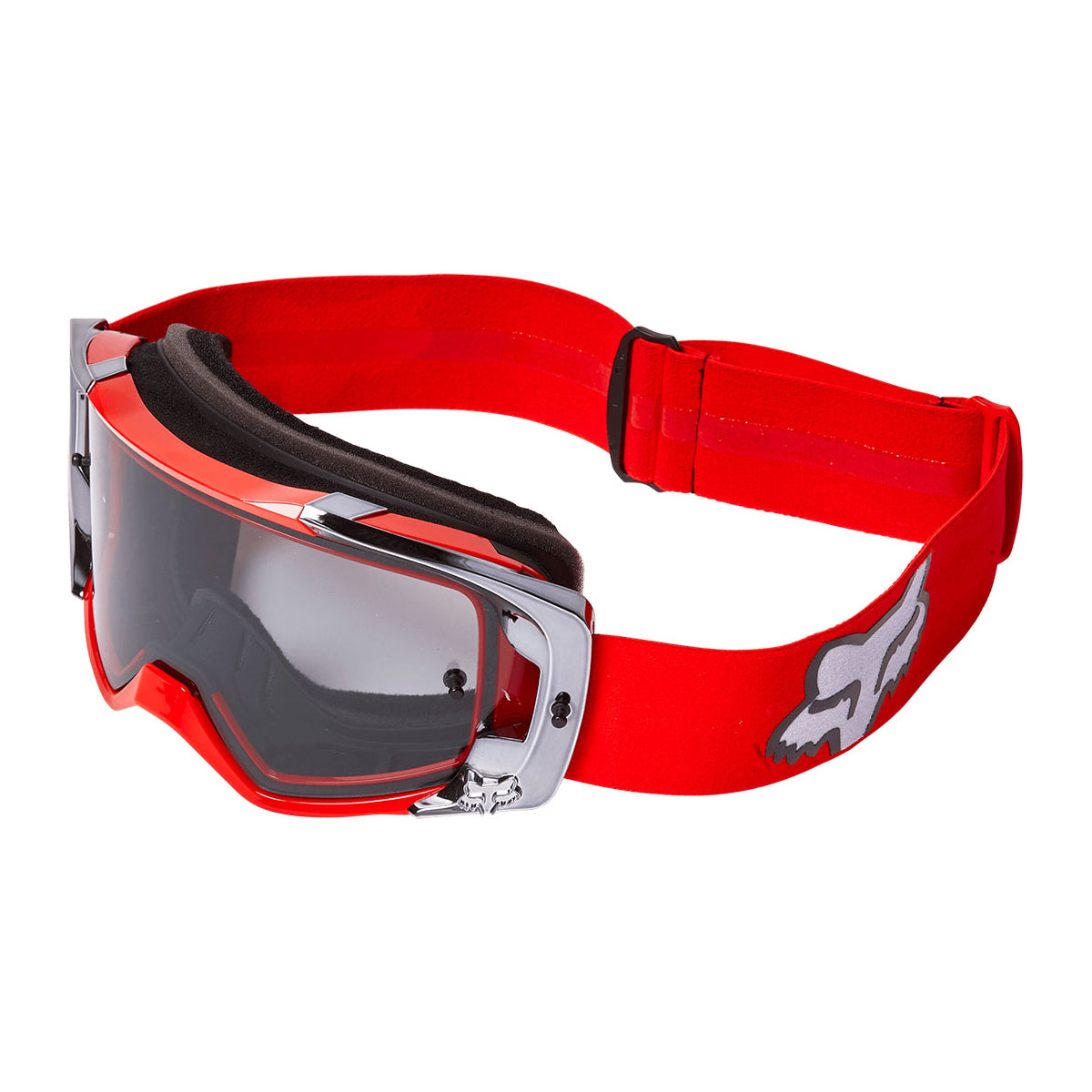 Fox Vue Goggles - Stray Fluorescent Red - Dark Grey Lens
