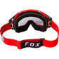 Fox Vue Goggles - Stray Fluorescent Red - Dark Grey Lens