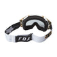 Fox Vue Goggles - One Size Fits Most - Stray White - Dark Grey Lens
