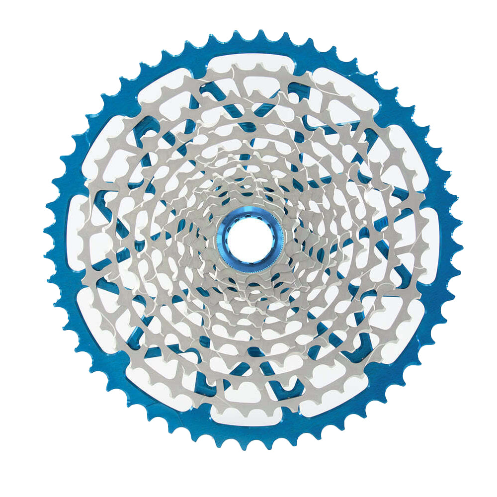 Garbaruk Shimano Driver Cassette - Shimano Micro Spline - Blue - 10-52T - 12 Speed