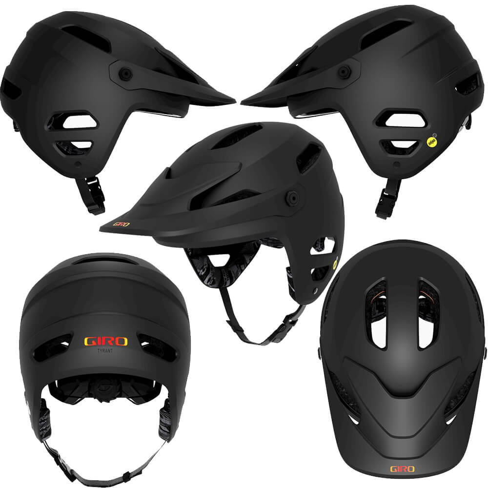 Giro Tyrant MIPS Helmet - L - Matte Black - Hypnotic - AS-NZS 2063-2008 Standard