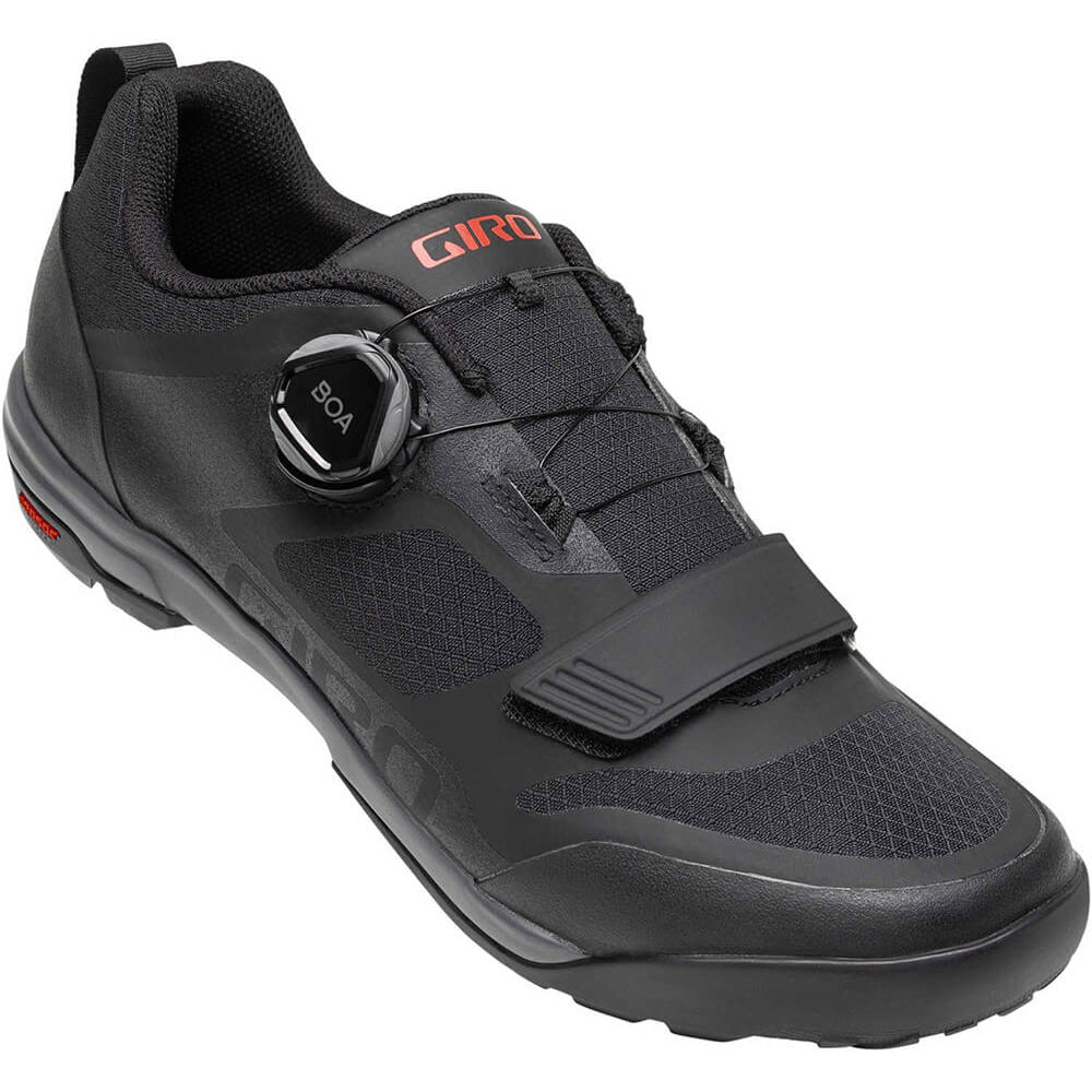 Giro Ventana MTB BOA Clipless Shoes - EU 43 - Black - Dark Shadow