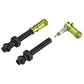 Granite Design Juicy Nipple Valve Cap and Valve Pair - Green - 48mm