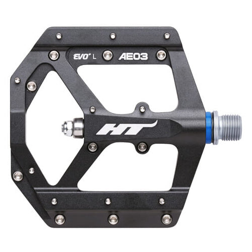 HT AE03 Alloy Flat Pedals - Black