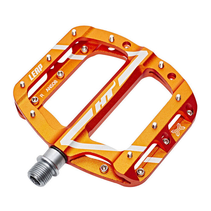 HT ANS08 Leap Alloy Flat Pedals - Orange