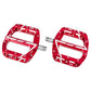 HT ANS08 Leap Alloy Flat Pedals - Red