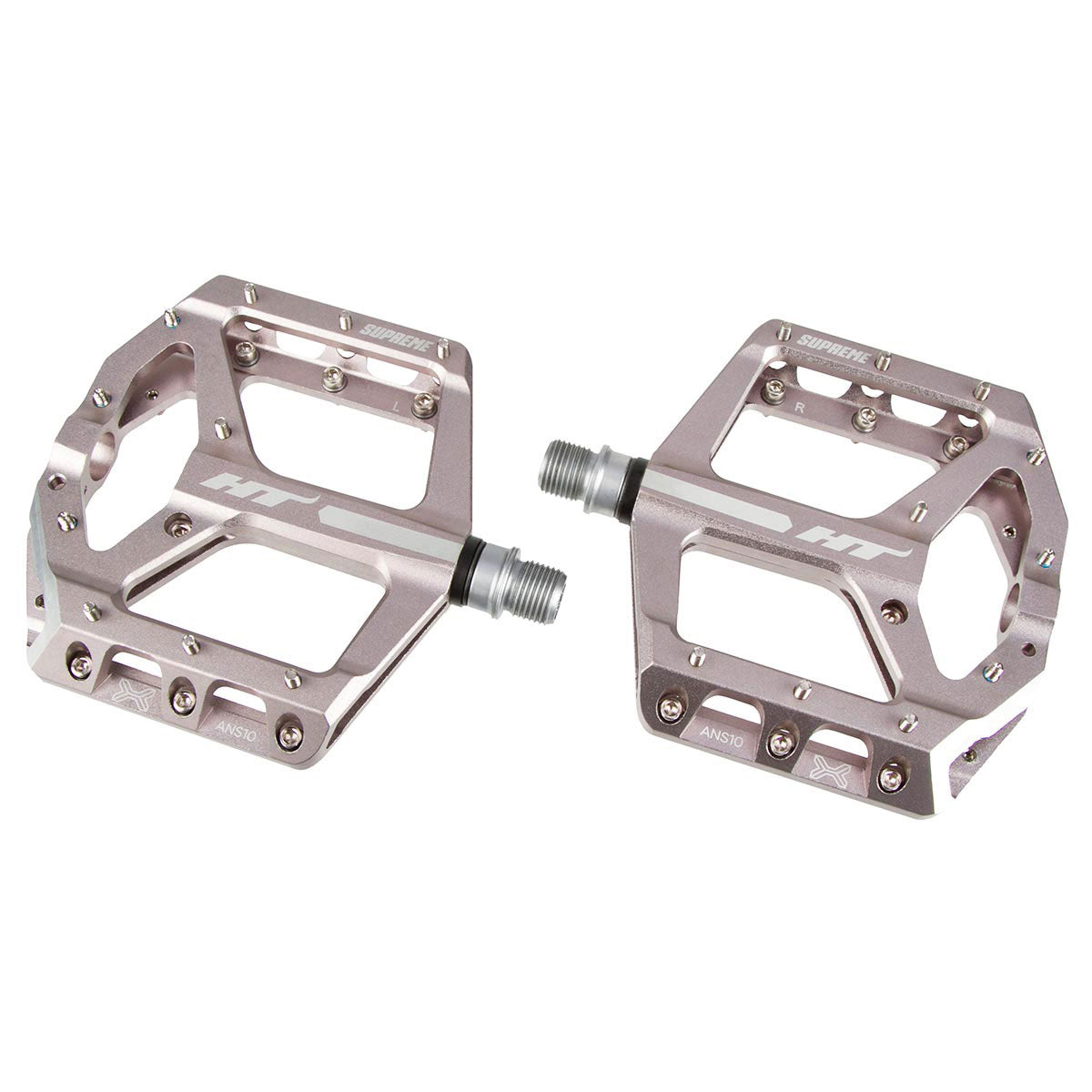 HT ANS10 Supreme Alloy Flat Pedals - Grey
