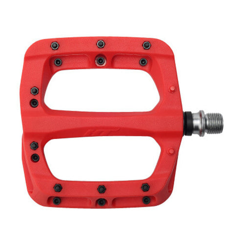 HT PA03A Composite Flat Pedals - Red