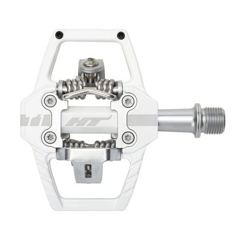 HT T1 Enduro Clip In Pedals - White