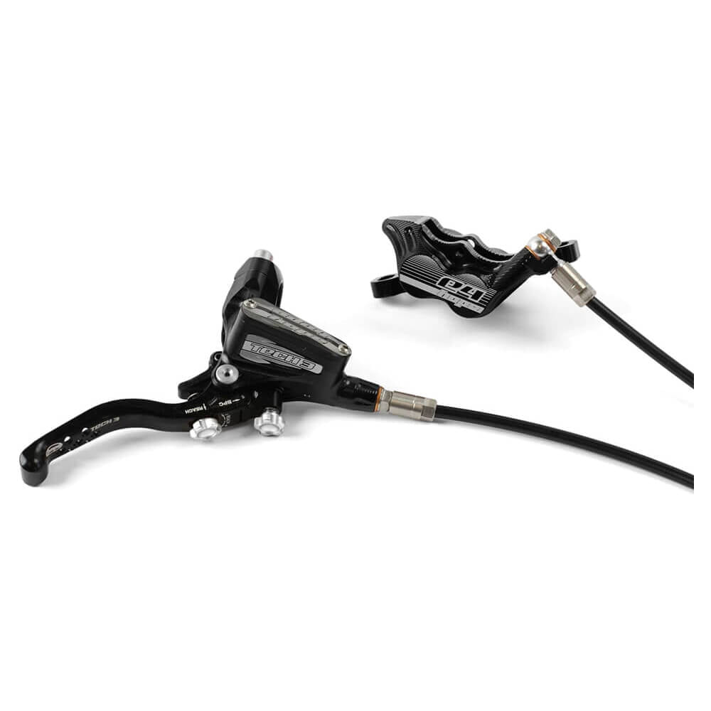 Hope Tech 3 E4 Disc Brake - Front - Right Lever - Black
