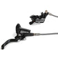 Hope Tech 3 V4 Disc Brake - Front - Right Lever - Black - Braided Hose