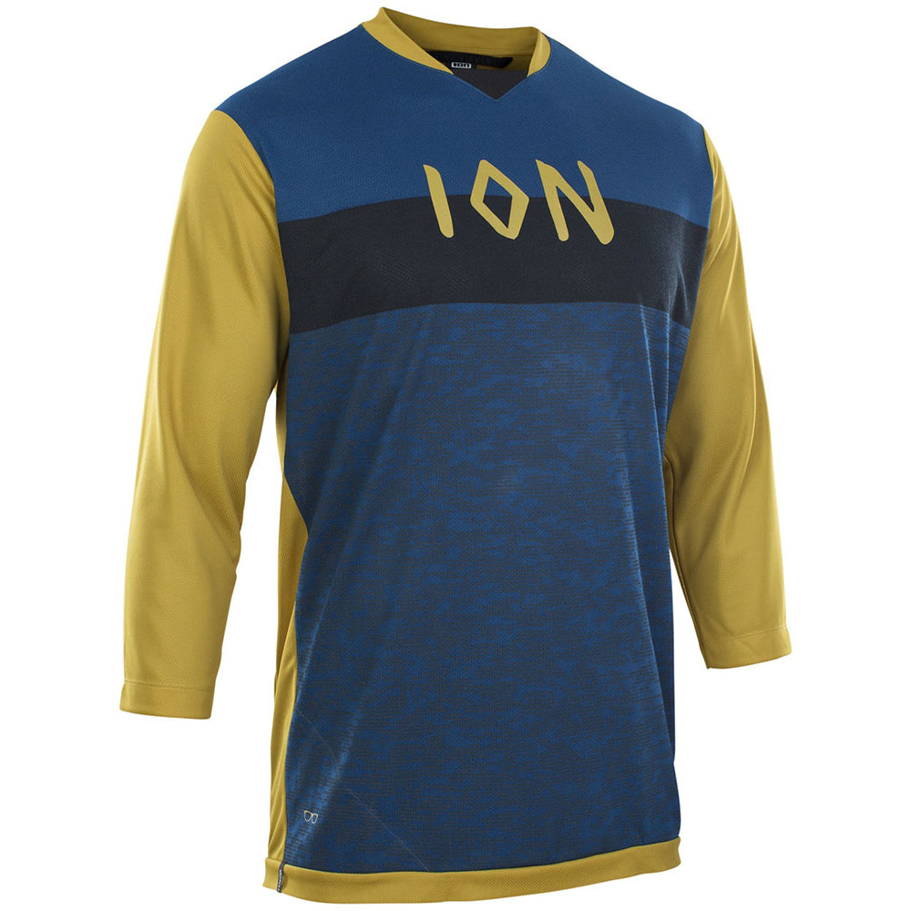 ION Scrub AMP 3-4 Sleeve Jersey - M - Rusty Leaves
