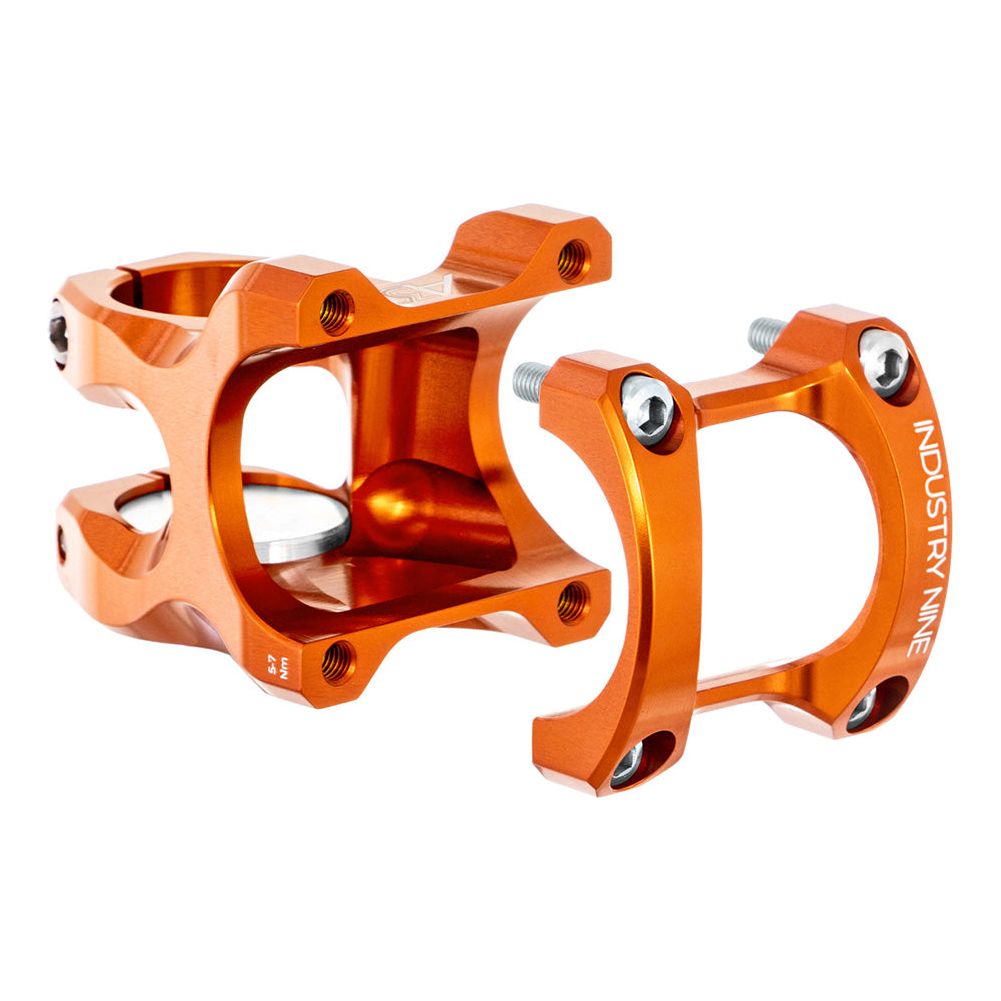 Industry Nine A35 Stem - Orange - 35mm - 40mm x 8 Degree - 1 1-8th Inch