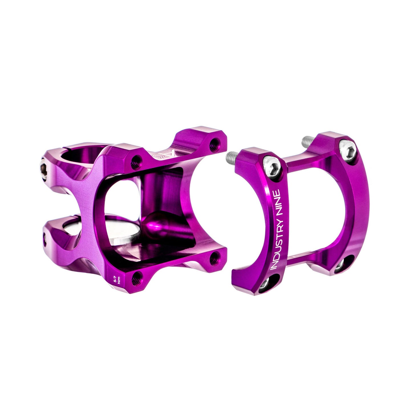 Industry Nine A35 Stem - Purple - 35mm - 40mm x 8 Degree - 1 1-8th Inch
