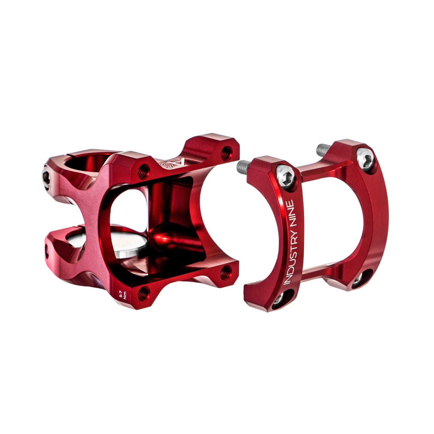 Industry Nine A35 Stem - Red - 35mm - 40mm x 8 Degree - 1 1-8th Inch