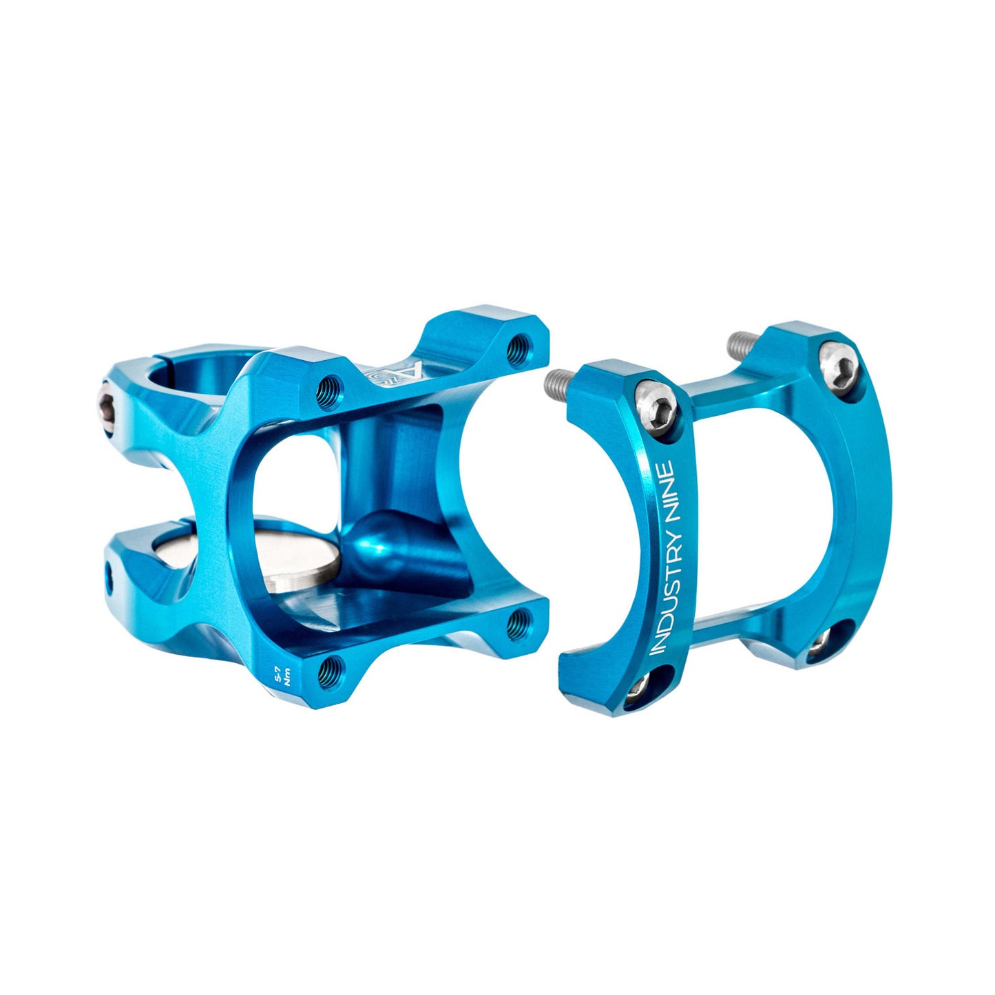 Industry Nine A35 Stem - Turquoise - 35mm - 40mm x 8 Degree - 1 1-8th Inch