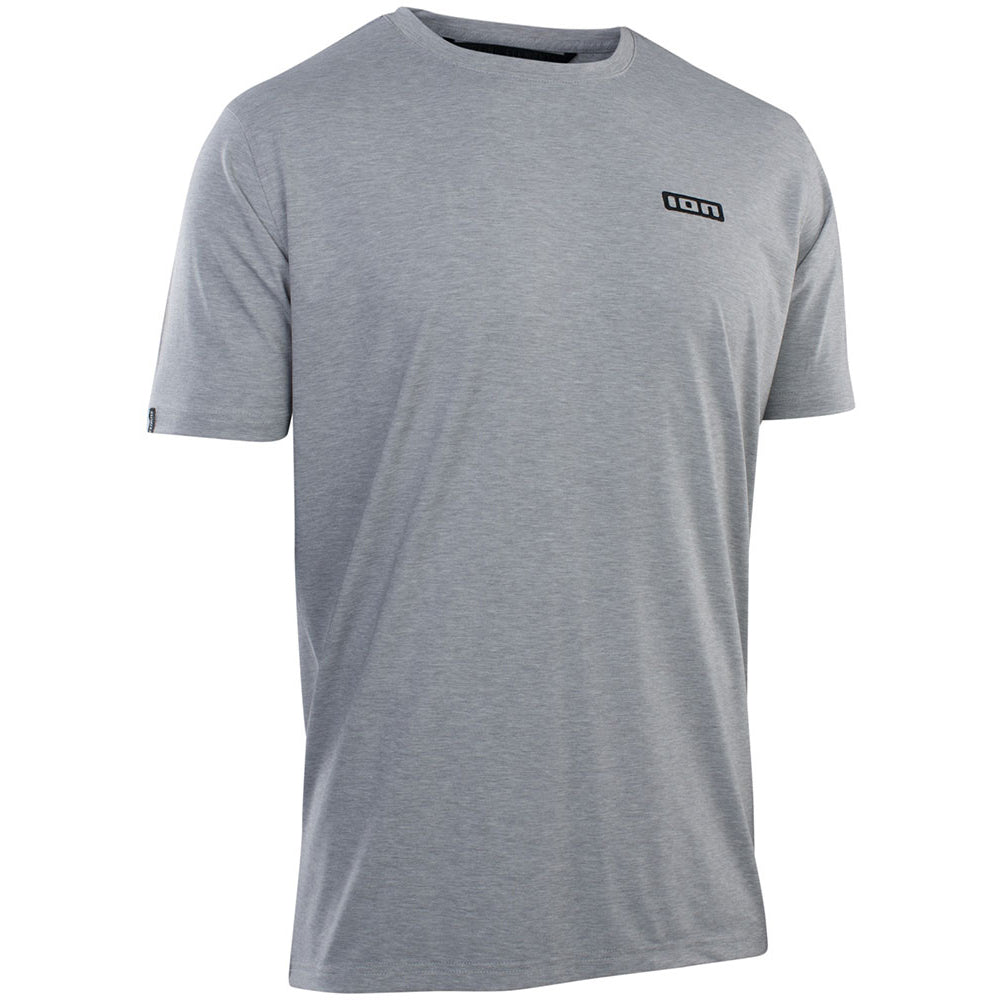 Ion S Logo DR Short Sleeve Tee - M - Grey Melange
