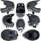 Ion Scrub Amp Full Face Helmet - XS - Black