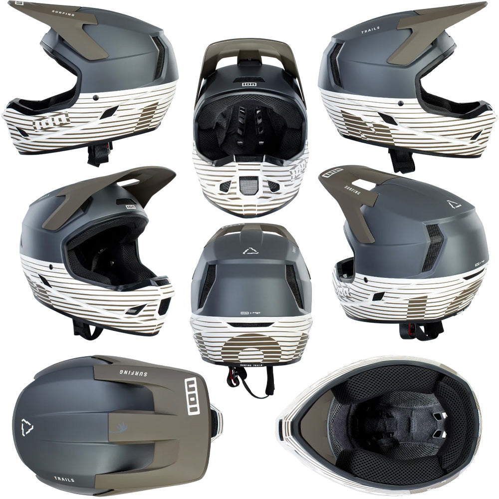 Ion Scrub Amp Full Face Helmet - L - Multicolour