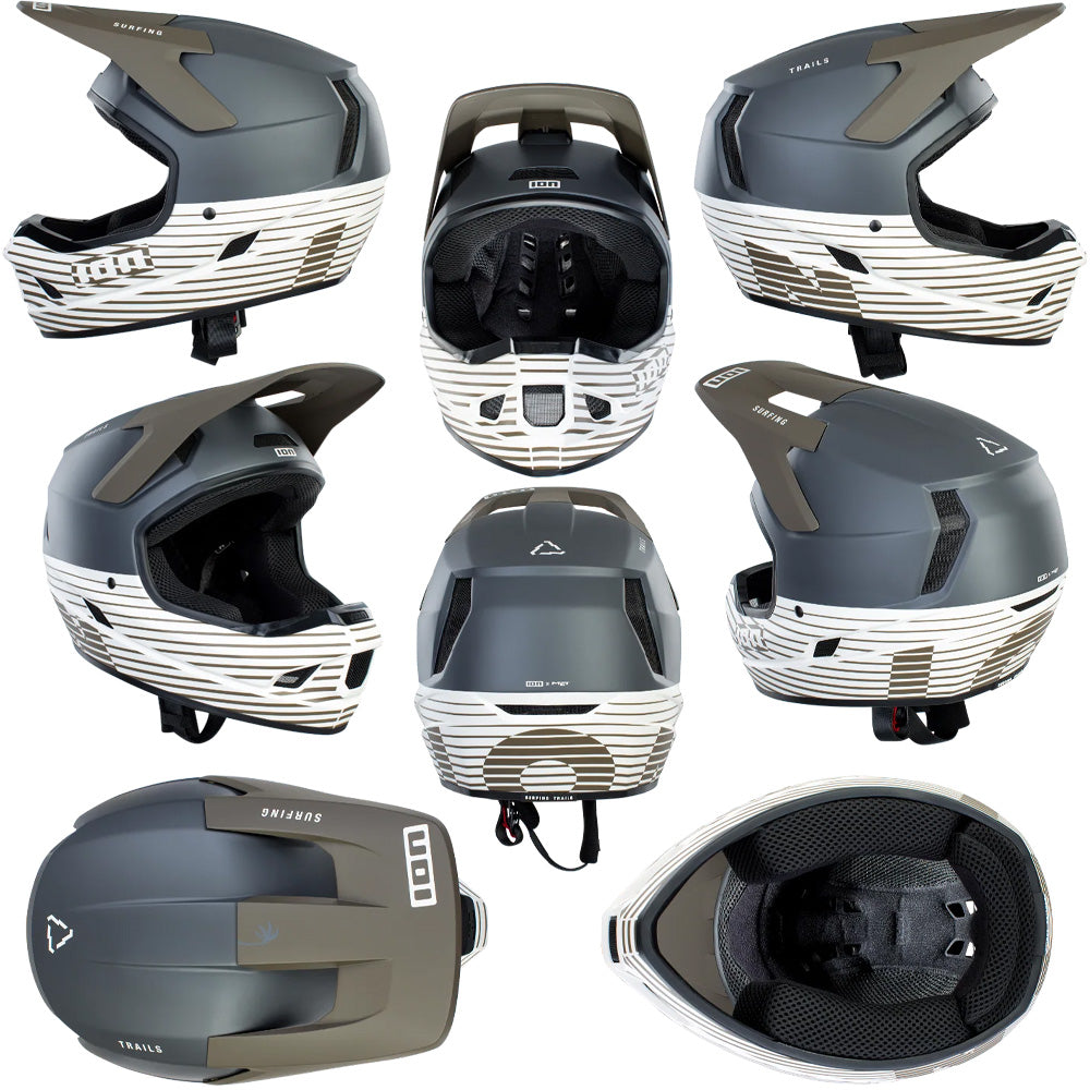 Ion Scrub Amp Full Face Helmet - S - Multicolour
