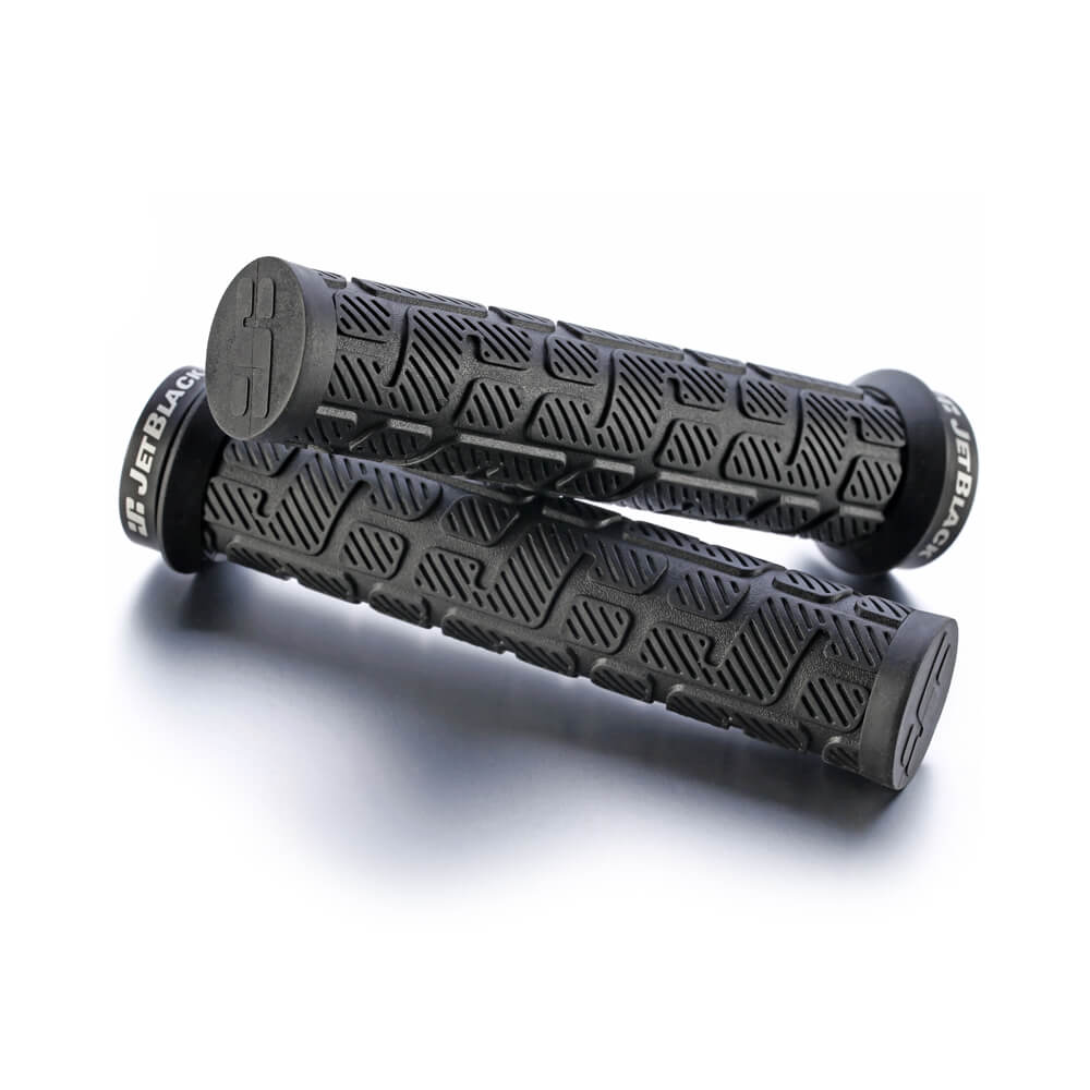 JetBlack RIP Lock On Grips - Green With Black Clamps