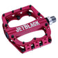 JetBlack Superlight Sealed Bearing Alloy Pedals - Red