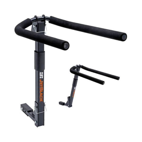 Jetblack Jetrack Double Folding Hitch Mounted Bike Rack Bike