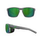 Julbo Shield Sunglasses - Matte Grey - Green - Spectron 3 Lens - L
