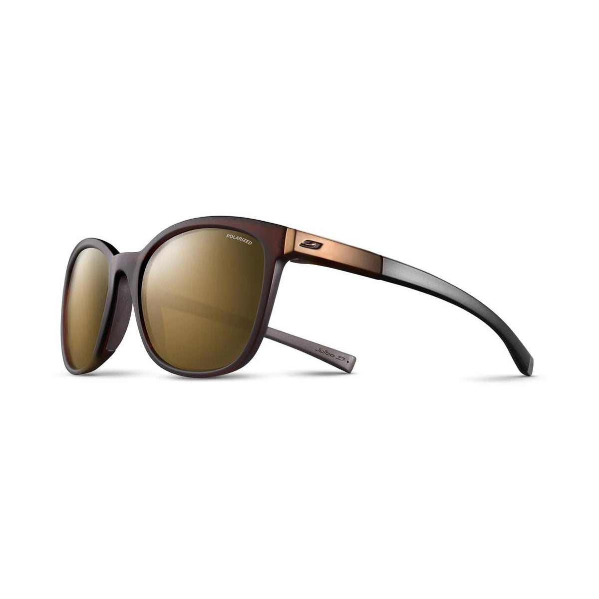 Julbo Spark Sunglasses - Matte Transluscent Brown - Black - Spectron 3 Polarized Lens - M