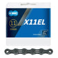 KMC X11EL 11 Speed Chain - Silver - Black - 11 Speed